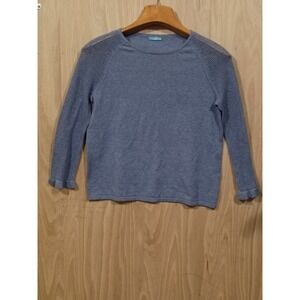 J.Mclaughlin Megyn cotton lightweight sweater Size XS 3/4 Sleeve
